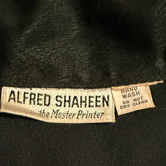 Vintage Alfred Sheehan Maxi Collared dress; Hostess, brunch, 70s cool button up - Picture 6 of 15